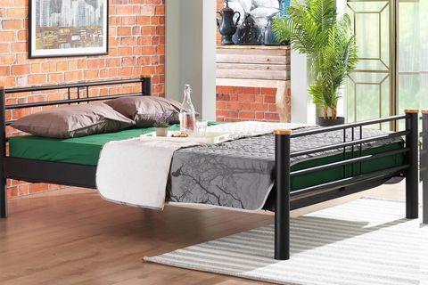 KAPPİS METAL KARYOLA, SİYAH, 150X200