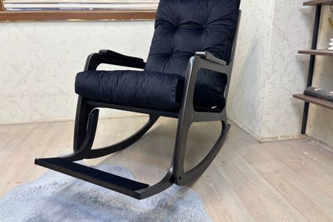 SALLANAN SANDALYE, SİYAH, WENGE SİYAH AYAKLI