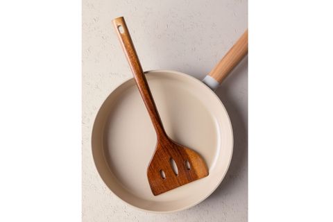 THE MİA NATURA AKASYA DELİKLİ SPATULA 34X10 CM