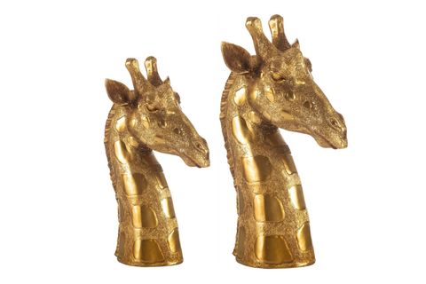 ZÜRAFA BÜST İKİLİ, GOLD