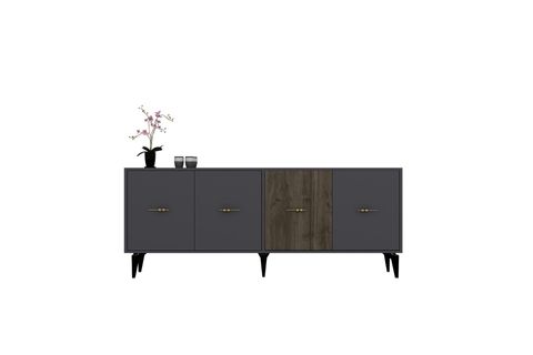 VERYY KONSOL, 180 CM, ANTRASİT CEVİZ