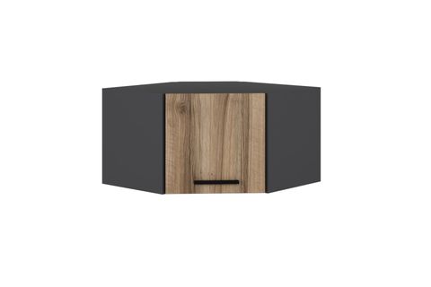 KÖŞE MENTEŞELİ DOLAP 195, 1 KAPAKLI CEVİZ, 45 CM