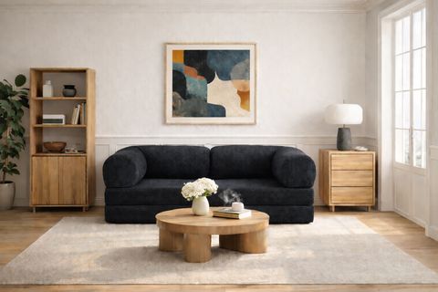 LEGOM YATAKLI AKTİVİTE KÖŞE KOLTUK SİYAH, 200X200