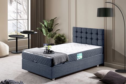VENEDİK BAZA BAŞLIK LETTO YATAK SETİ, LACİVERT, 90X190