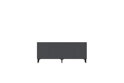 APLOS KONSOL VE TV SEHPASI, ANTRASİT TRAVERTEN GOLD, 180 CM, KA1899A