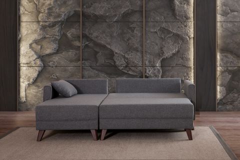 GLORİA MİNİ KÖŞE KOLTUK, GRİ, SOL KÖŞE