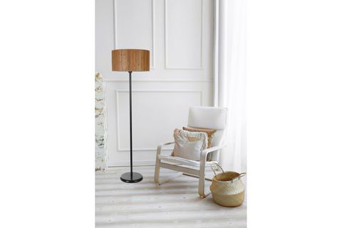 CEDRİC SİYAH LAMBADER, BAMBU SIFIR BİR ABAJURLU