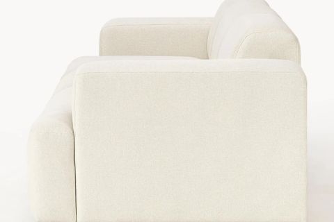 ELSA ÜÇLÜ KETEN KOLTUK, KIRIK BEYAZ