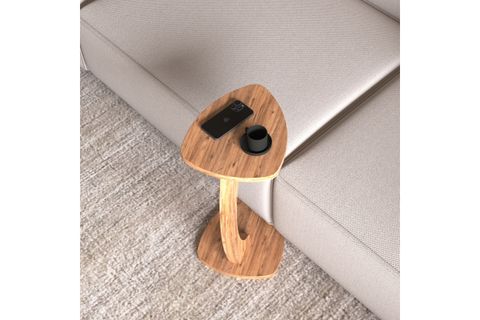 SELF TEKERLEKLİ YAN SEHPA, ÇAM