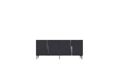 EVVA KONSOL VE TV SEHPASI, ANTRASİT SILVER, 180 CM