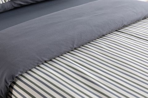 LUNA COZY ÇİFT TARAFLI YIKANMIŞ PAMUKLU NEVRESİM SETİ, TEK KİŞİLİK, ANTRASİT