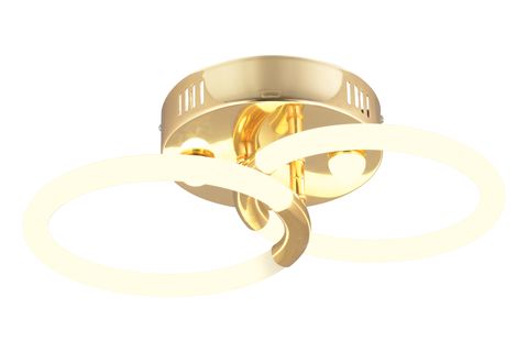 HONOS İKİLİ LEDLİ AVİZE, GOLD