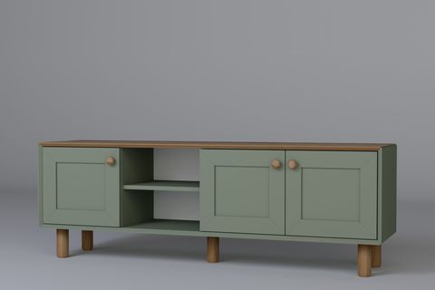 BOHEM SERİSİ TV ÜNİTESİ, NATURA  KÜL YEŞİLİ