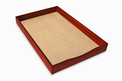 A4 KAĞIT VE EVRAK KUTUSU PADUK AĞACINDAN, AHŞAP