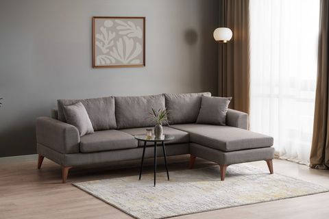 LİNO MODÜLER KÖŞE KOLTUK, KAHVERENGİ