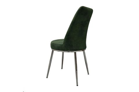 LİNE MUTFAK SANDALYESİ KROM AYAK LACİVERT