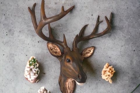 BÜYÜK BOY GEYİK DUVAR DEKORU