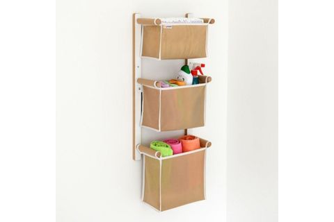 PRADO DUVAR TİPİ ÜÇLÜ ORGANİZER, AHŞAP, BEJ