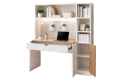 VENİ LEDLI USB GİRİŞLİ ÇALIŞMA MASASI, CEVİZ