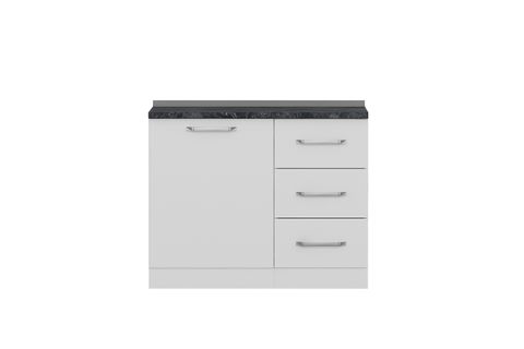 MİNAR 105 CM MUTFAK DOLABI BEYAZ 105-B1-ALT MODÜL