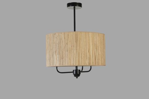 BAMBU 010 ABAJURLU  ÜÇLÜ SARKIT AVİZE
