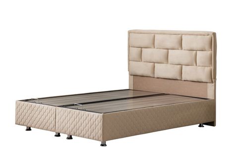 DİEGO NEW BAZA BAŞLIK VE YATAK SETİ, BEJ, 90X200