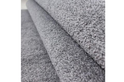 MODERN DESENLİ HALI KISA HAVLI BULANIK DÜZ RENKLİ AÇIK GRİ 120X120
