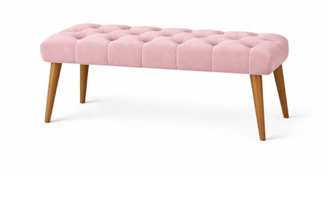 İDEAL  PUF, PEMBE, CEVİZ AYAK