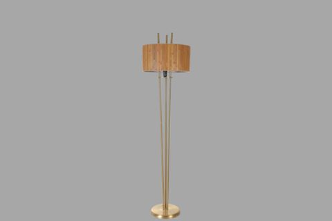 BELEN LAMBADER, ESKİTME SİLİNDİR BAMBU SIFIR BİR ABAJURLU