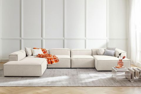 FRİD 5 MODÜL KÖŞE KOLTUK XL, KIRIK BEYAZ, SOL KÖŞE