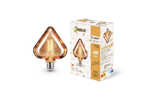 ORBUS KALP FİLAMENT LED AMPUL, AMBER, E27