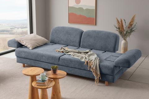 ATHENS YATAKLI SANDIKLI ÜÇLÜ KOLTUK, MAVİ