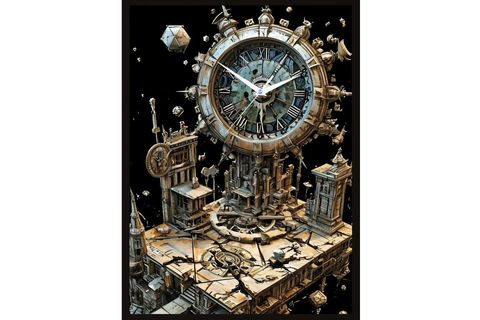 NASIL ÇERÇEVELİ DUVAR SAATİ, 50X70