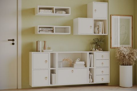 BK ÇOK AMAÇLI DOLAP, 4 KAPAK 1 DÜŞER KAPAKLI, KBR