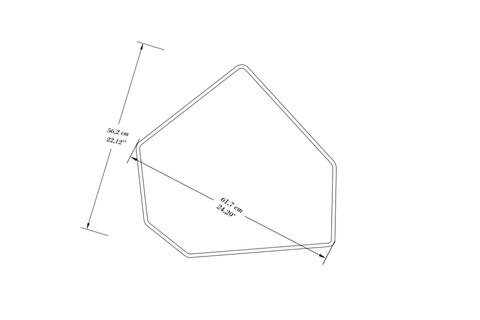 ARNETTİ ZEN 3 PARÇA DEKORATİF AYNA, SİYAH