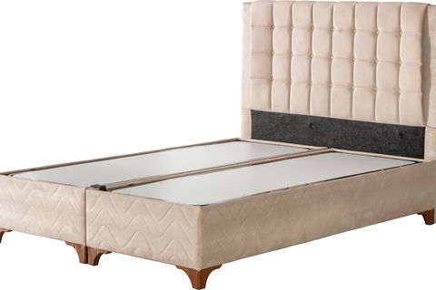 BAMBOO BAZA BAŞLIK VE YATAK SETİ, 90X190