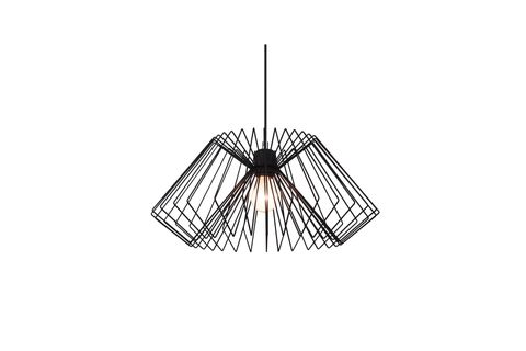 GÖKTUĞ KAFES AVİZE, SİYAH, 50 CM