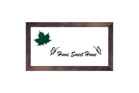 AHŞAP ÇERÇEVELİ HOME SWEET HOME PANO 20X40 CM