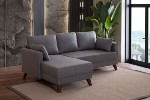 GLORİA MİNİ KÖŞE, GRİ, SOL