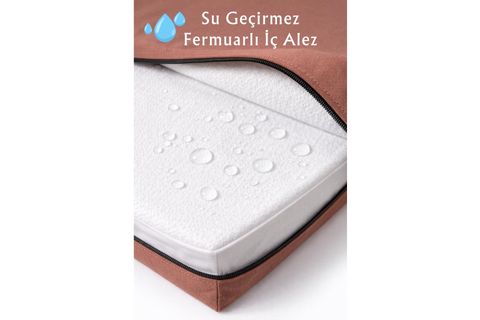 PURE COMFORT PILLOW KAHVE, L BEDEN, 75X95X10 CM