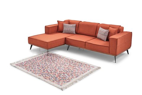 YENİ LOFT KETEN KÖŞE KOLTUK, KİREMİT, SOL KÖŞE