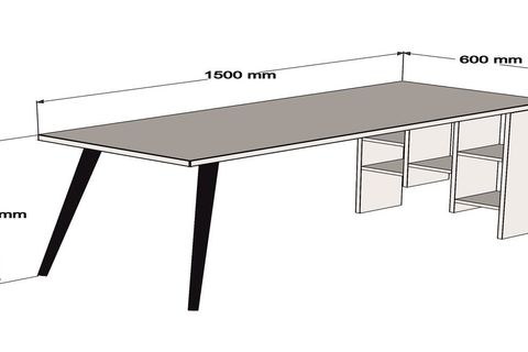 PETEK ÇAM ÇALIŞMA MASASI