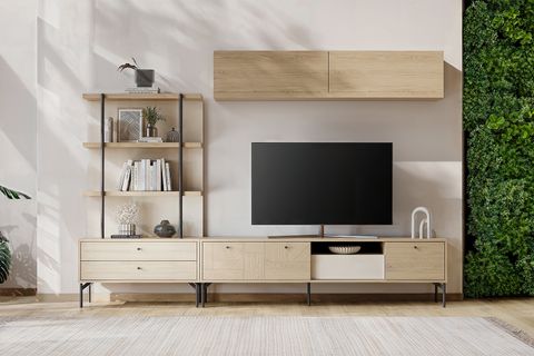 ÇETMEN MOCCA TV ÜNİTESİ KİTAPLIK