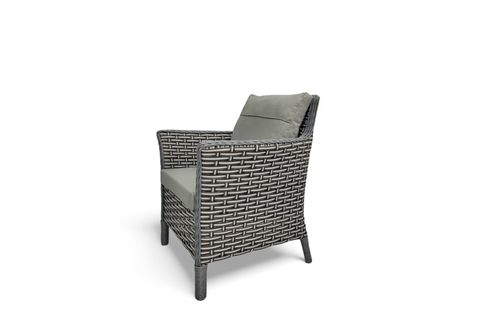 LENTA RATTAN ÜÇLÜ BAHÇE MOBİLYASI, GRİ