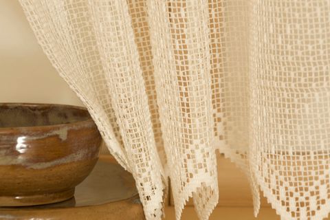 MASSARELLİ FİLE TÜL PERDE, SIK PİLE, KREM, 400X190