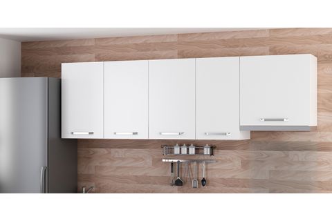 MİNAR 235 CM MUTFAK DOLABI BEYAZ 235-B4-ÜST MODÜL