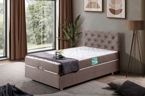 DOLCE BAZA BAŞLIK LETTO YATAK SETİ, KAHVERENGİ, 90X200