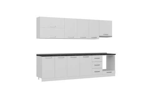 MİNAR FELİX 295 CM MUTFAK DOLABI BEYAZ 295-B8