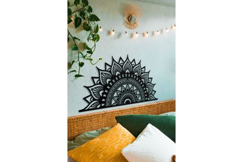 ZEN YARIM MANDALA METAL DUVAR DEKORU
