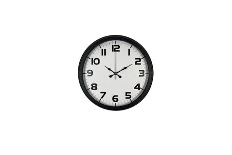 BLACK SİMPLEX METAL DUVAR SAATİ 40 CM